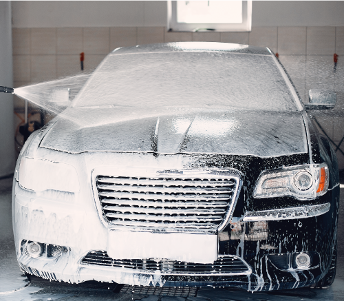 Interior foam cleaning